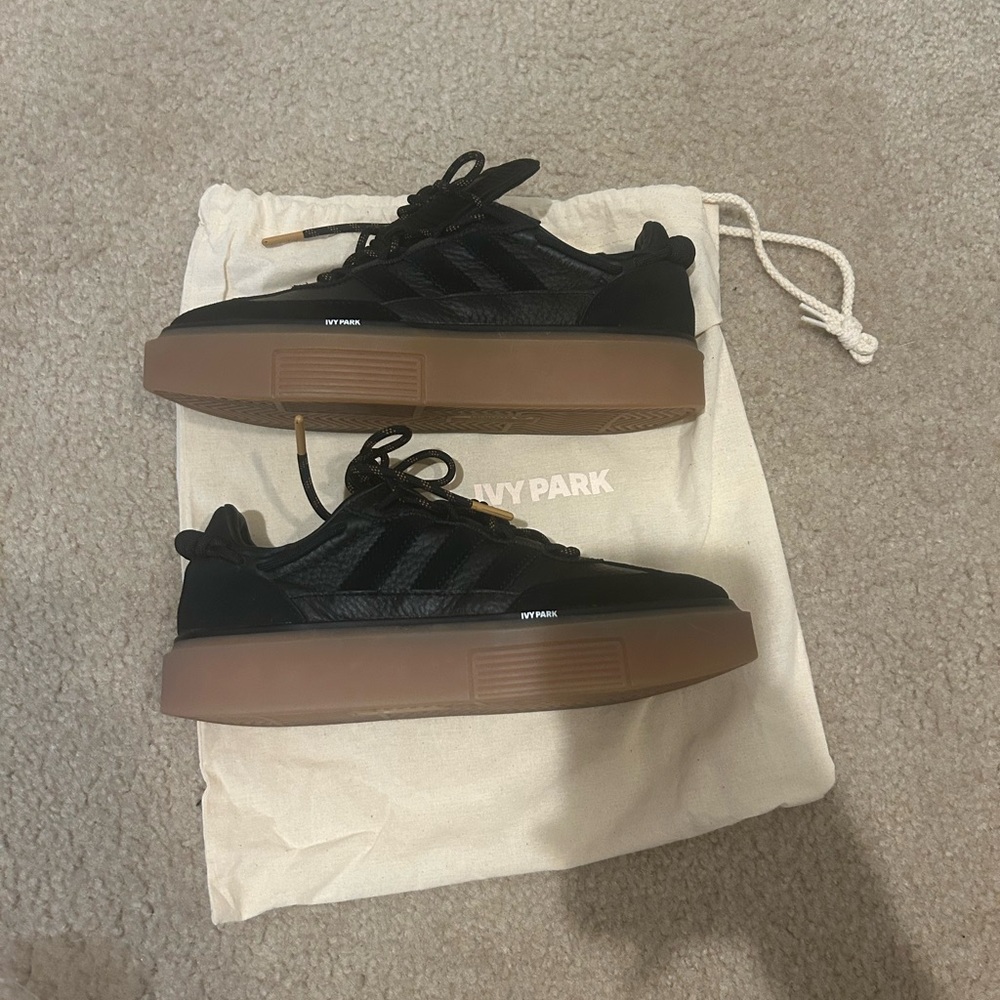 IVY PARK Black Sneakers with Gum Sole